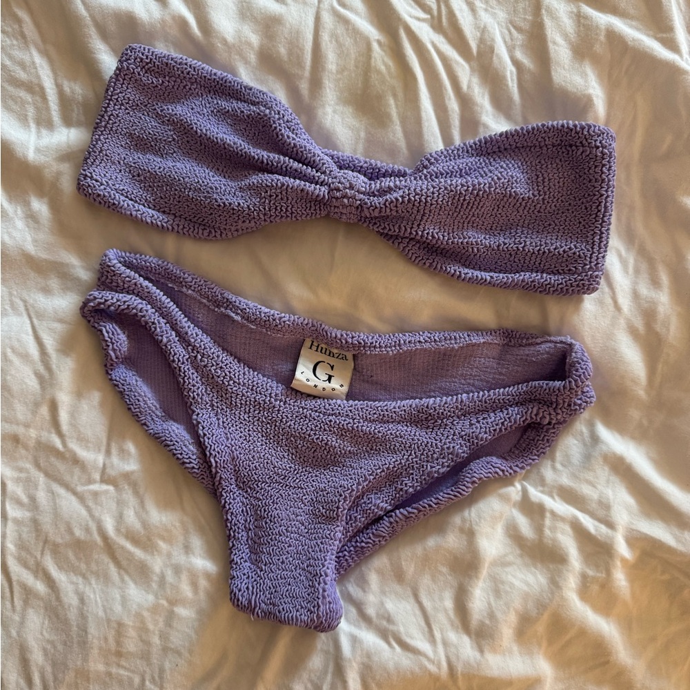 Hunza G Purple Bikini Set “Jean”